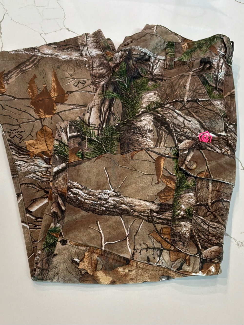 Game Winner Large Women’s Camo Size Adjustable Multicolor Woodland Pockets Pants